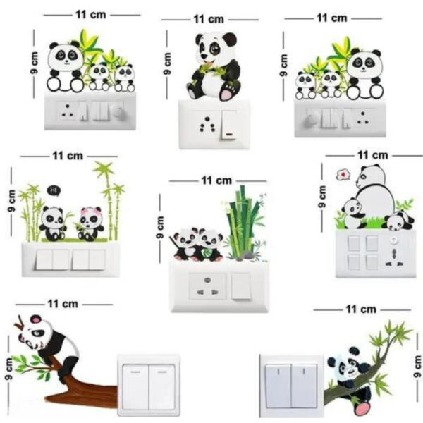 Stylish Decorative Switch Board Sticker (12cm x 11cm)