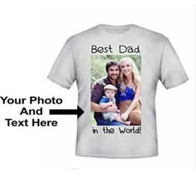 Personalized Image Print Tee| Design Your Own Custom Photo Tee