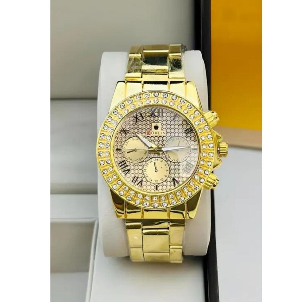 Men's Casual Golden Watch